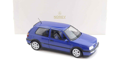 Norev 1994 Volkswagen Golf GTI MK3 Color Concept Jazz Blue 1:18