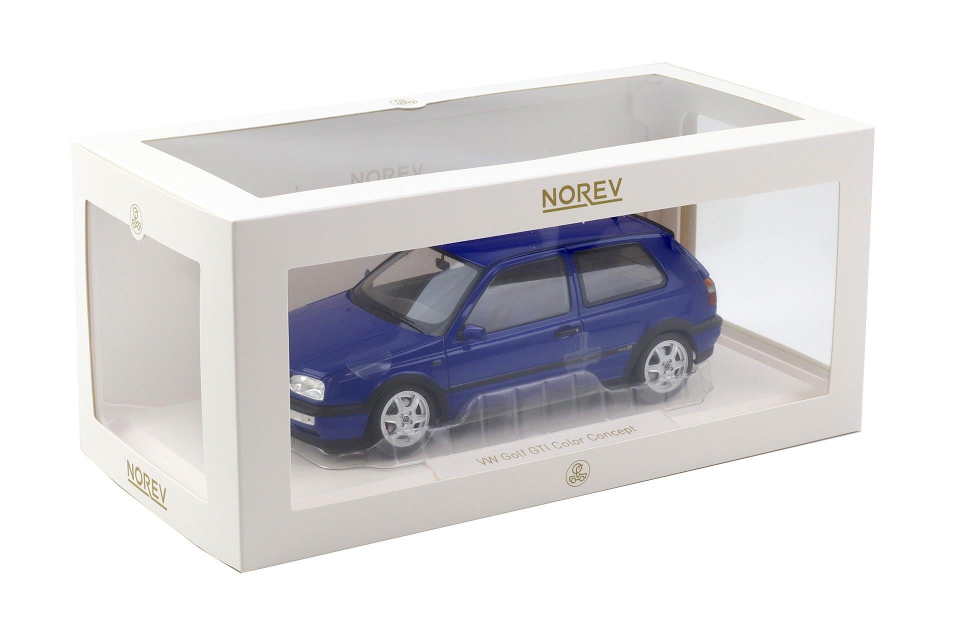Norev 1994 Volkswagen Golf GTI MK3 Color Concept Jazz Blue 1:18
