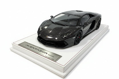GL Model Lamborghini Aventador Roadster SVJ Sparkling Black 1:18 WITH DISPLAY