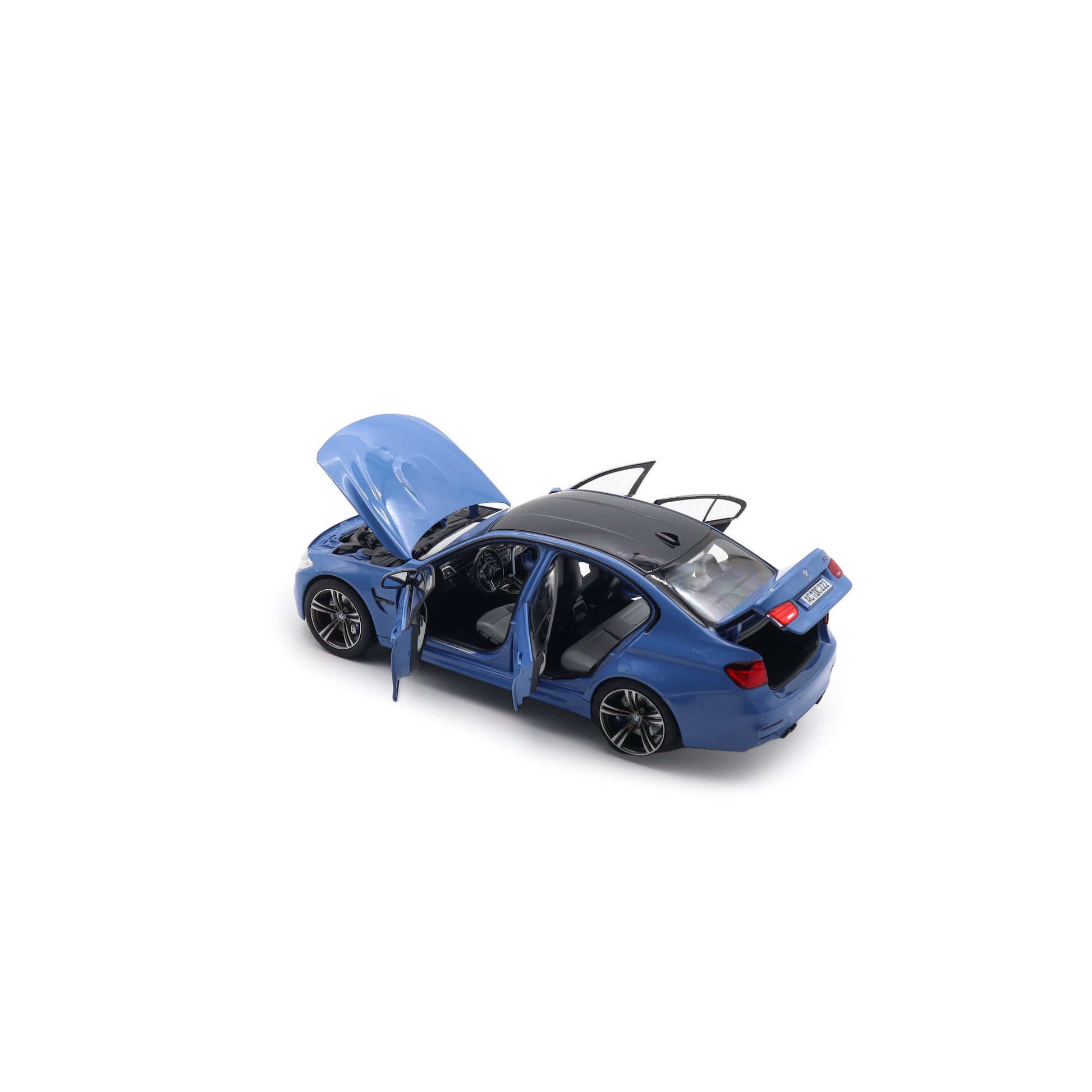 Norev 2017 BMW M3 (F80) Yas Marina Blue 1:18