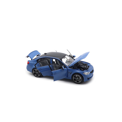 Norev 2017 BMW M3 (F80) Yas Marina Blue 1:18