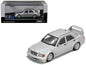 Mercedes-Benz 190E 2.5-16 Evolution II Silver Metallic 1/64 Diecast Model Car by Inno Models