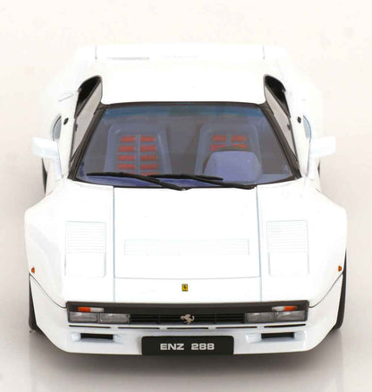 KK Scale 1984 Ferrari 288 GTO (Chris Evans from Topspeed) White 1:18