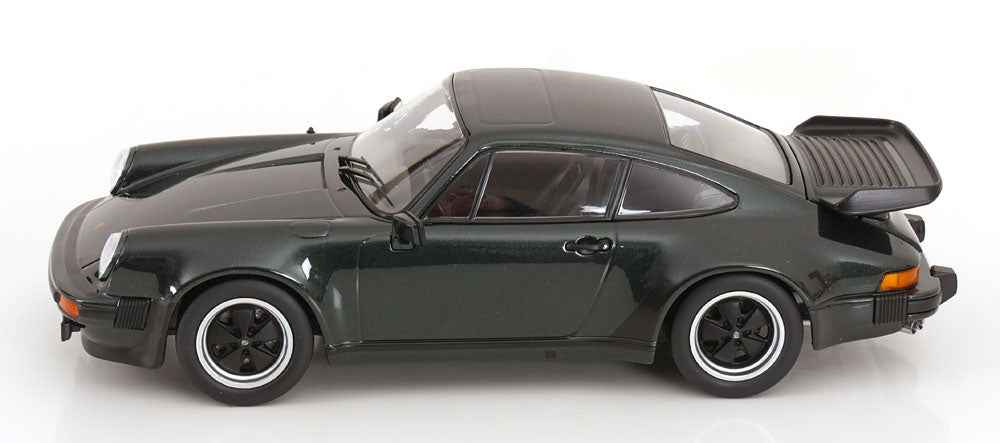 KK Scale 1977 Porsche 911 930 Turbo 3.3 Dark Green Metallic 1:18