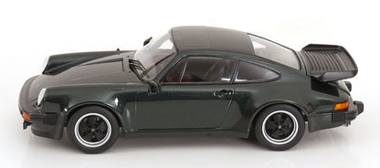 KK Scale 1977 Porsche 911 930 Turbo 3.3 Dark Green Metallic 1:18