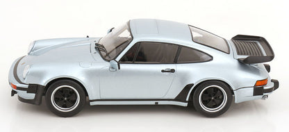 KK Scale 1977 Porsche 911 930 Turbo 3.3 Silver Metallic 1:18