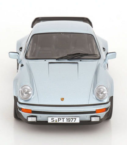 KK Scale 1977 Porsche 911 930 Turbo 3.3 Silver Metallic 1:18
