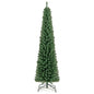 Pencil Christmas Tree with Memory Wire Branch Tips and Warm LED Lights