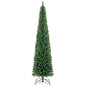 Pencil Christmas Tree with Memory Wire Branch Tips and Warm LED Lights