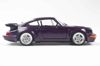 Solido 1990 Porsche 911 (964) Turbo 3.6 Violet Purple Metallic 1:18