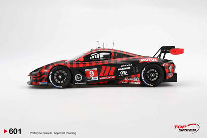 Topspeed Mclaren 720S GT3 EVO #9 Pfaff Motorsport Plaid 2024 IMSA Chevrolet Grand Prix Red 1:18