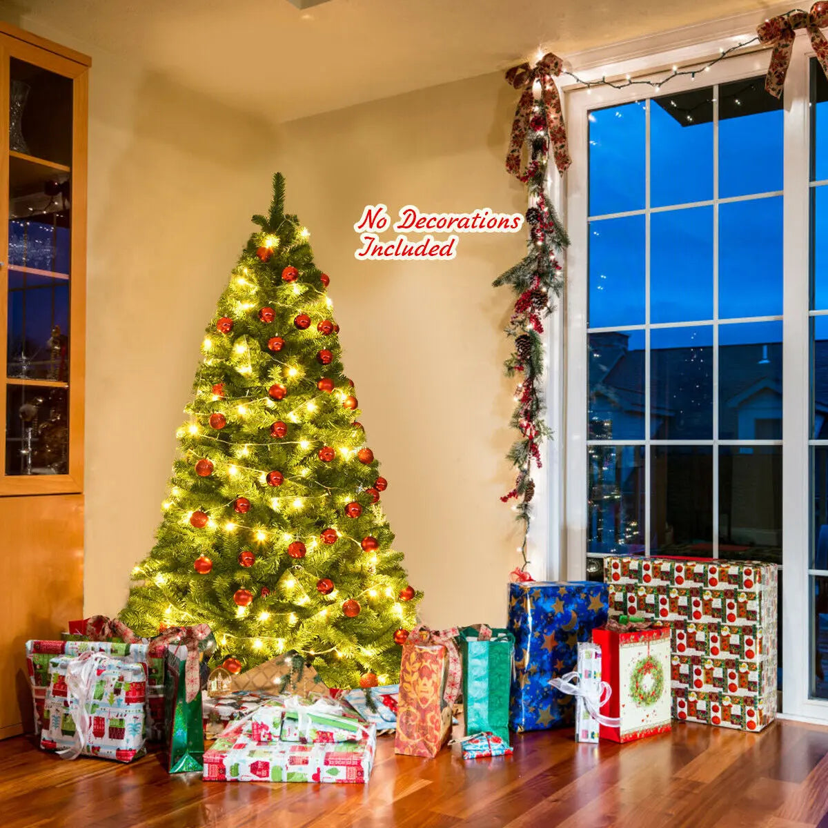 PVC Artificial Christmas Tree Premium Hinged
