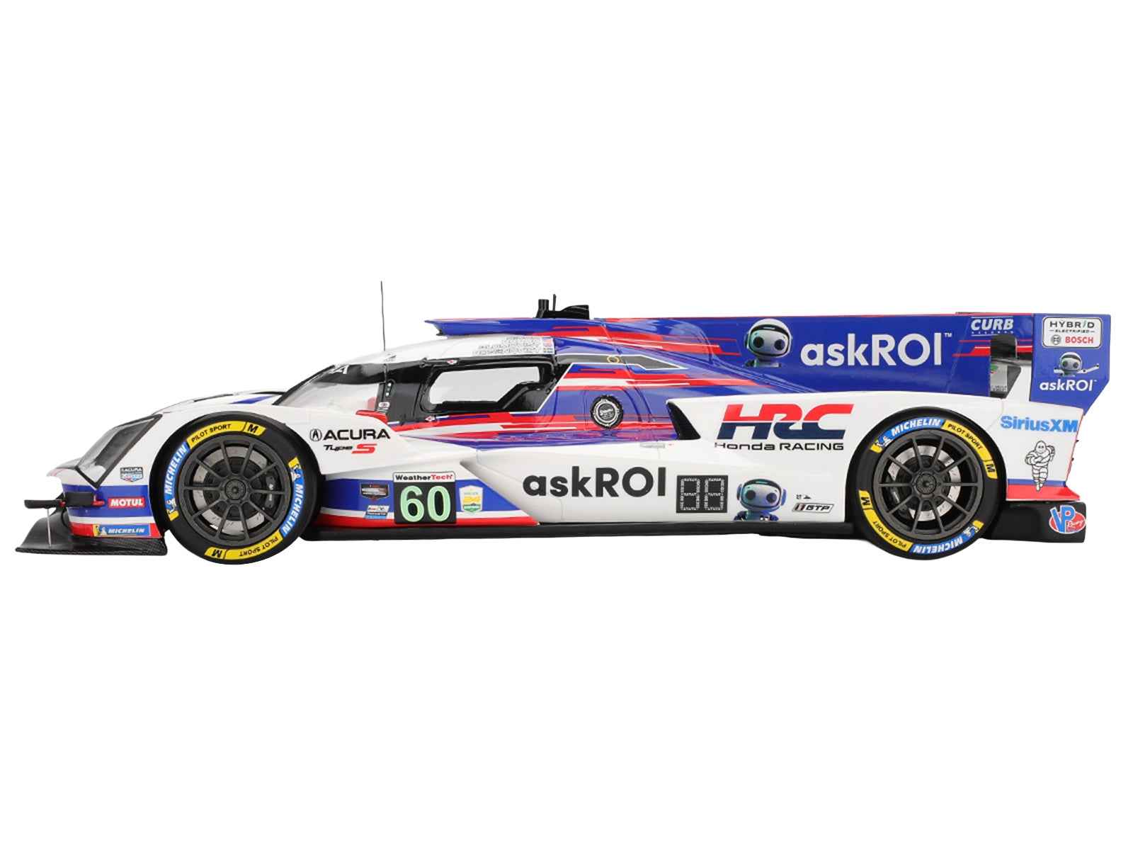 Acura ARX-06 GTP #60 Tom Blomqvist - Colin Braun - Scott Dixon - Felix Rosenqvist "Acura Meyer Shank Racing with Curb-Agajanian" 2nd Place IMSA "24 Hours of Daytona" (2025) 1/18 Model Car by Top Speed Miniature Motors Default Title Default Title-