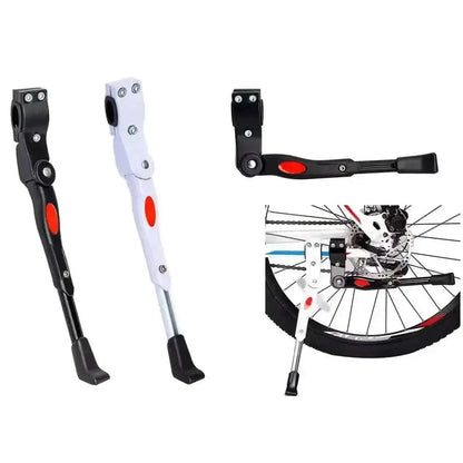 Adjustable Bicycle Support Side Stand for stable bike support.