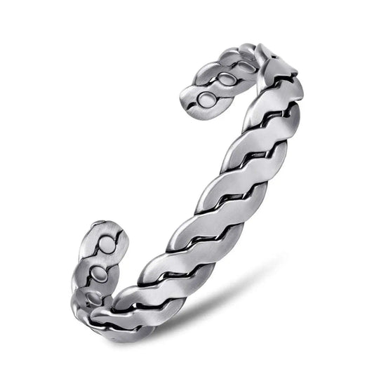 Adjustable Cuff Copper Magnetic Therapy Bracelet Bangle for Men and Women Twisted Design Cartsfy Inc.