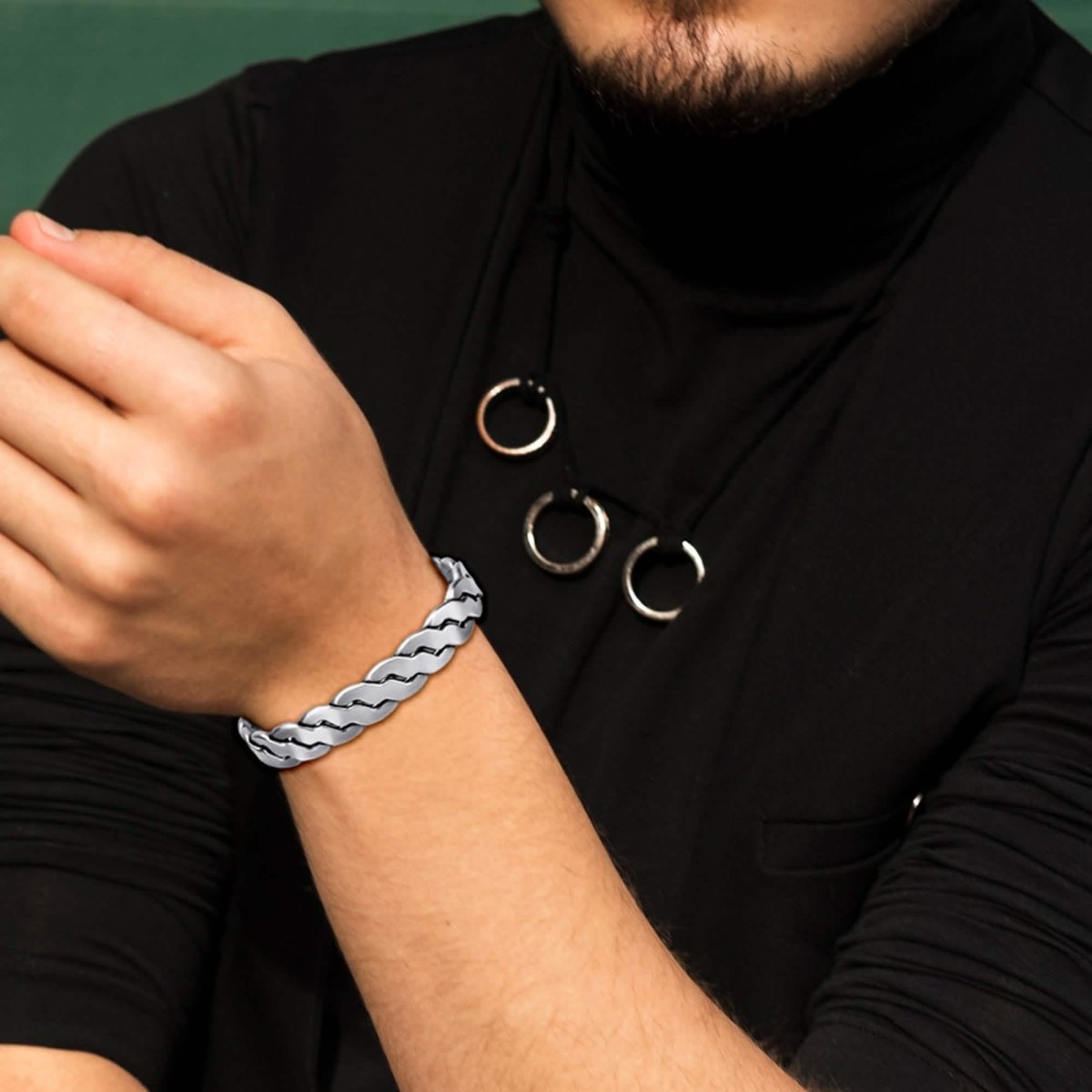Adjustable Cuff Copper Magnetic Therapy Bracelet Bangle for Men and Women Twisted Design - Cartsfy Inc.