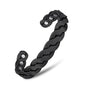 Adjustable Cuff Copper Magnetic Therapy Bracelet Bangle for Men and Women Twisted Design - Cartsfy Inc.
