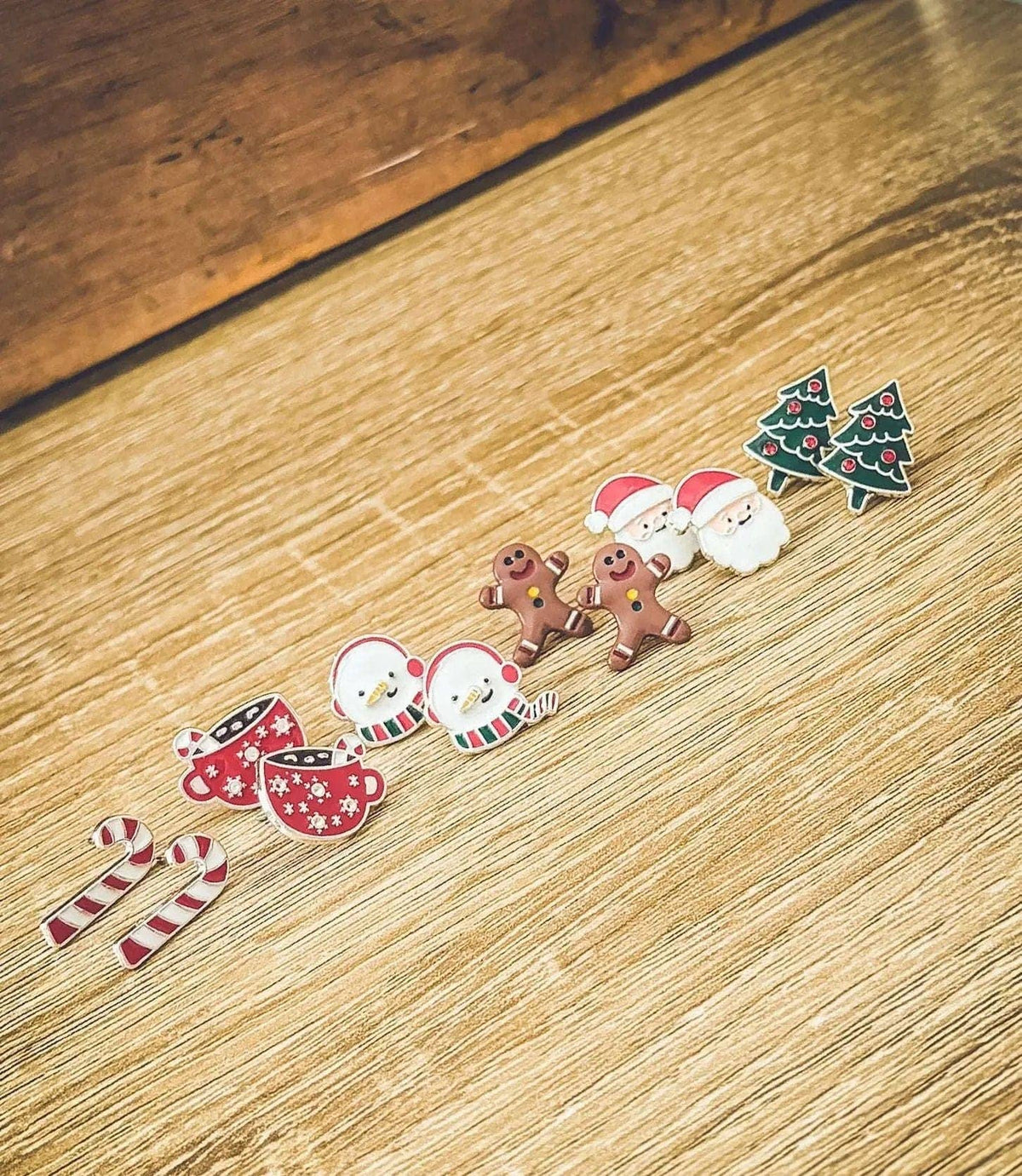 Adorable Christmas Stud Earring Set Rooted Home Goods Default Title Default Title-
