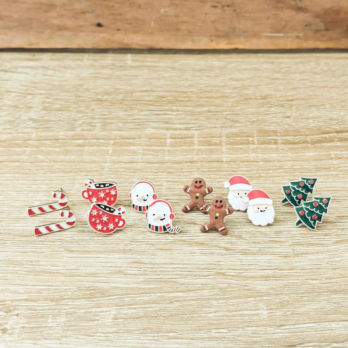 Adorable Christmas Stud Earring Set Rooted Home Goods Default Title Default Title-