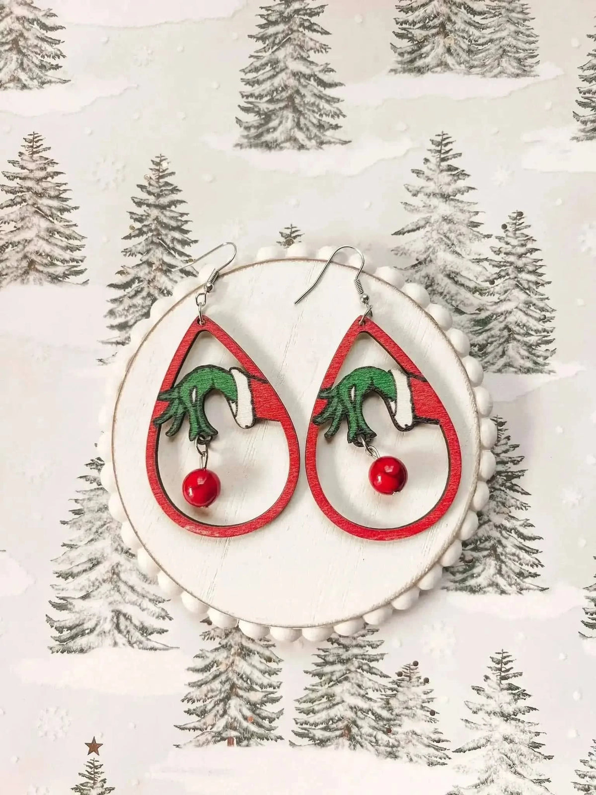 Adorable Silly Christmas Earrings designed for festive holiday fun.