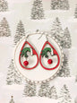 Adorable Silly Christmas Earrings designed for festive holiday fun.
