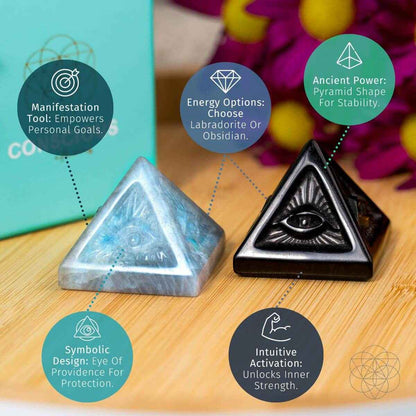 All Seeing Eye - Pyramid of Ancient Wisdom Cartsfy Inc.