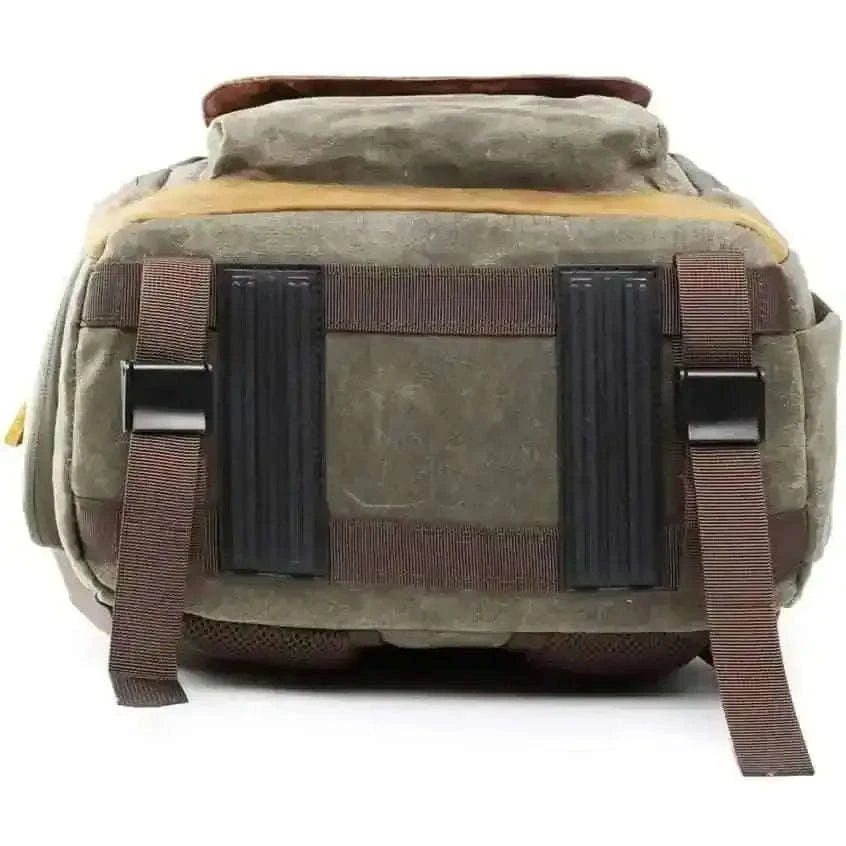 Allacki Waterproof Shock-Resistant Canvas Camera Bag Retro Style Travel Backpack Cartsfy Inc.