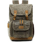 Allacki Waterproof Shock-Resistant Canvas Camera Bag Retro Style Travel Backpack Cartsfy Inc.