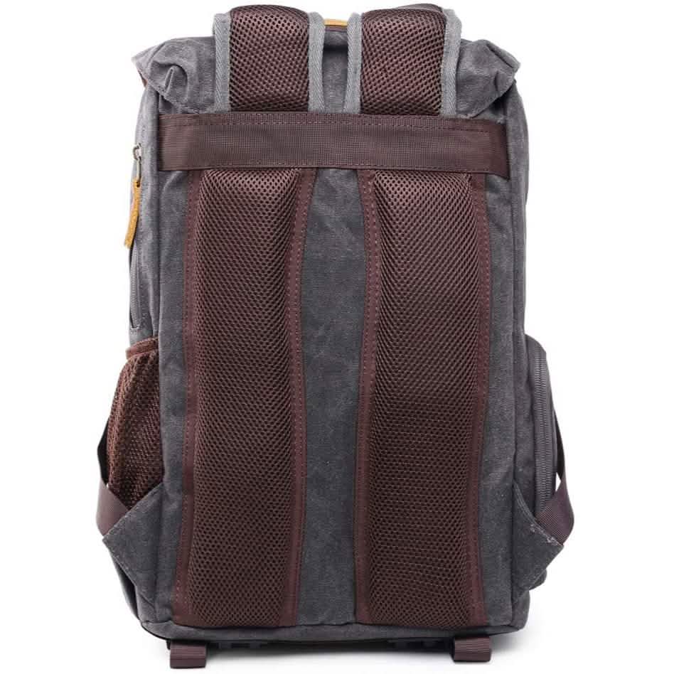 Allacki Waterproof Shock-Resistant Canvas Camera Bag Retro Style Travel Backpack Cartsfy Inc.
