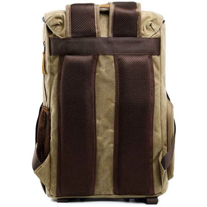 Allacki Waterproof Shock-Resistant Canvas Camera Bag Retro Style Travel Backpack Cartsfy Inc.