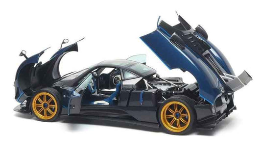 Almost Real 2011 Pagani Zonda Tricolore Blue & Black Carbon 1:18 Cartsfy Inc.