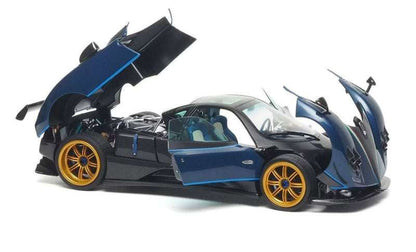 Almost Real 2011 Pagani Zonda Tricolore Blue & Black Carbon 1:18 Cartsfy Inc.