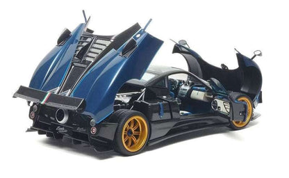 Almost Real 2011 Pagani Zonda Tricolore Blue & Black Carbon 1:18 Cartsfy Inc.