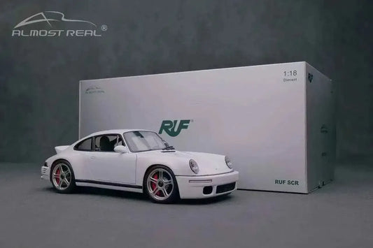 Almost-Real 2018 Porsche 911 RUF SCR Coupe White 1:18 STM Diecast Default Title Default Title-