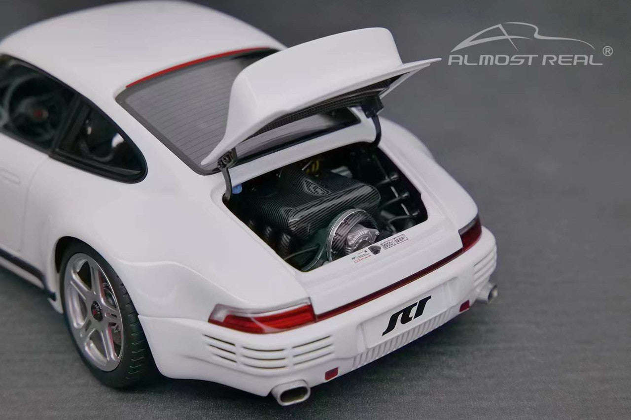 Almost-Real 2018 Porsche 911 RUF SCR Coupe White 1:18 Cartsfy Inc.
