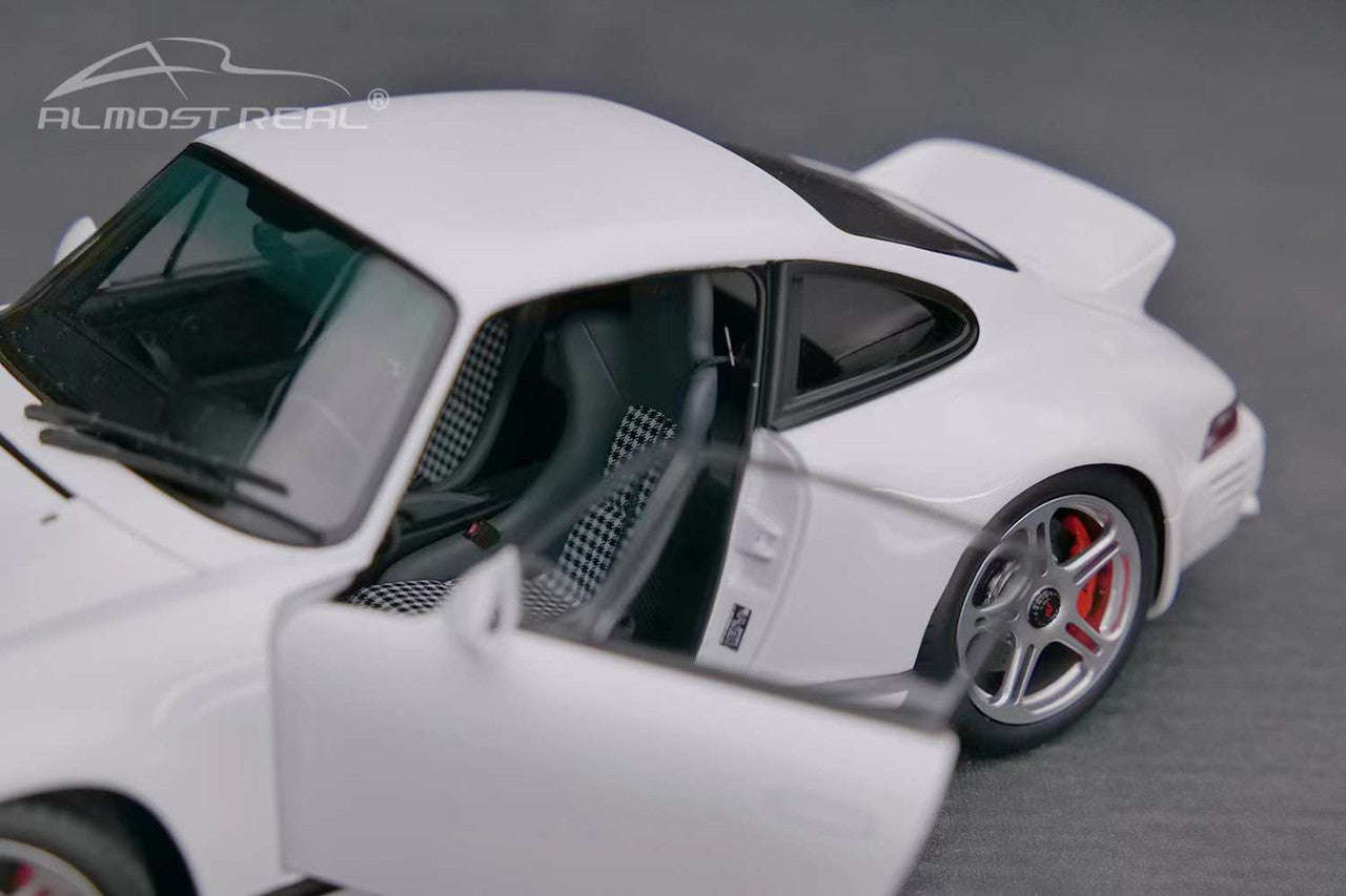 Almost-Real 2018 Porsche 911 RUF SCR Coupe White 1:18 Cartsfy Inc.