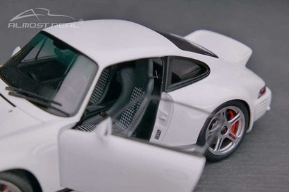 Almost-Real 2018 Porsche 911 RUF SCR Coupe White 1:18 Cartsfy Inc.