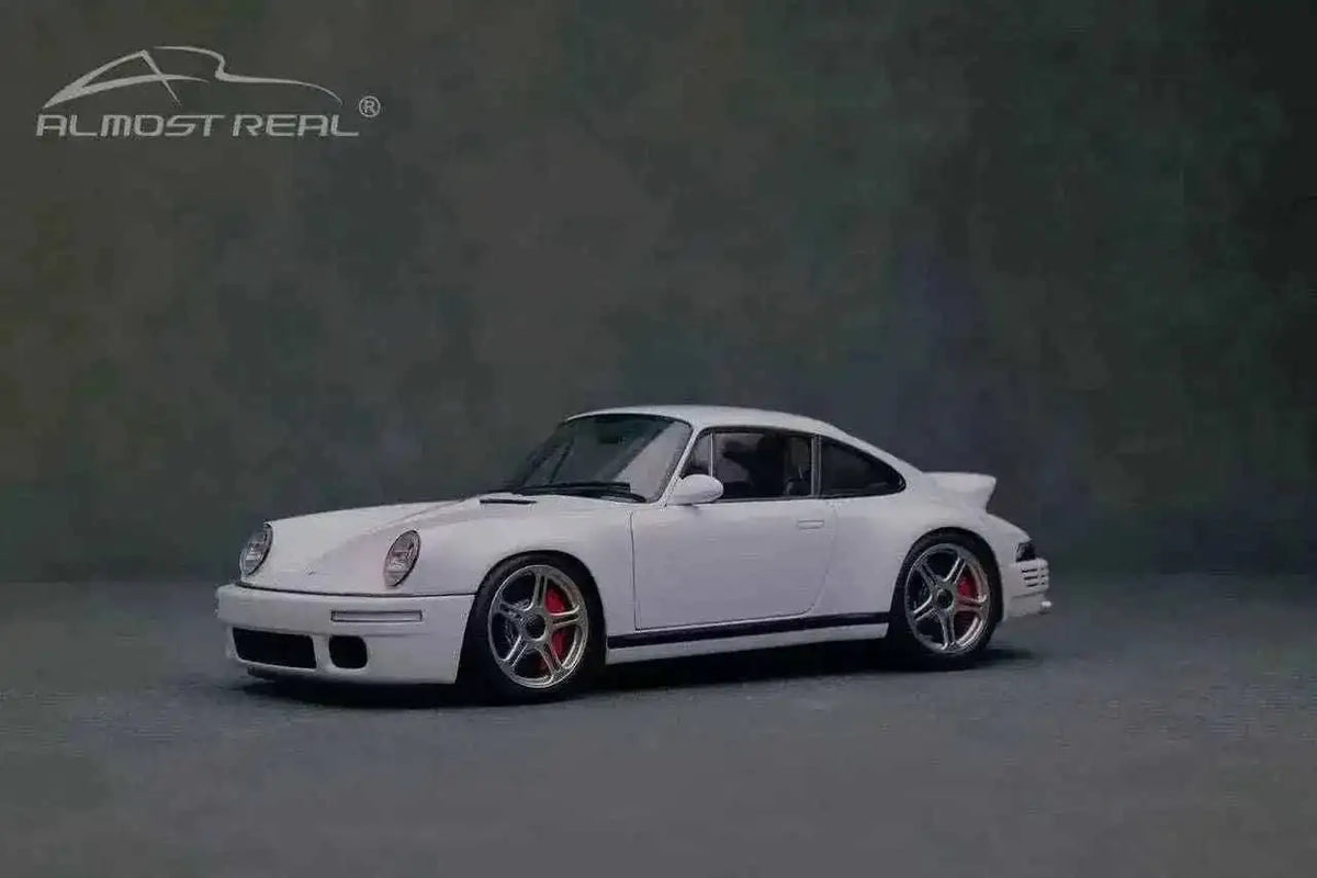 Almost-Real 2018 Porsche 911 RUF SCR Coupe White 1:18 Model