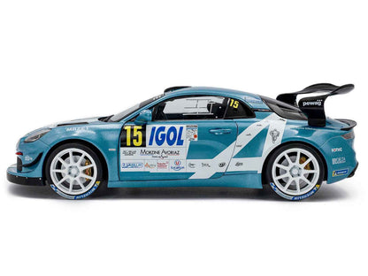 Alpine A110 Rallye GT+ #15 Raphael Astier - Denis Giraudet "Rallye Du Mont Blanc" (2024) "Competition" Series 1/18 Diecast Model Car by Solido Cartsfy Inc.