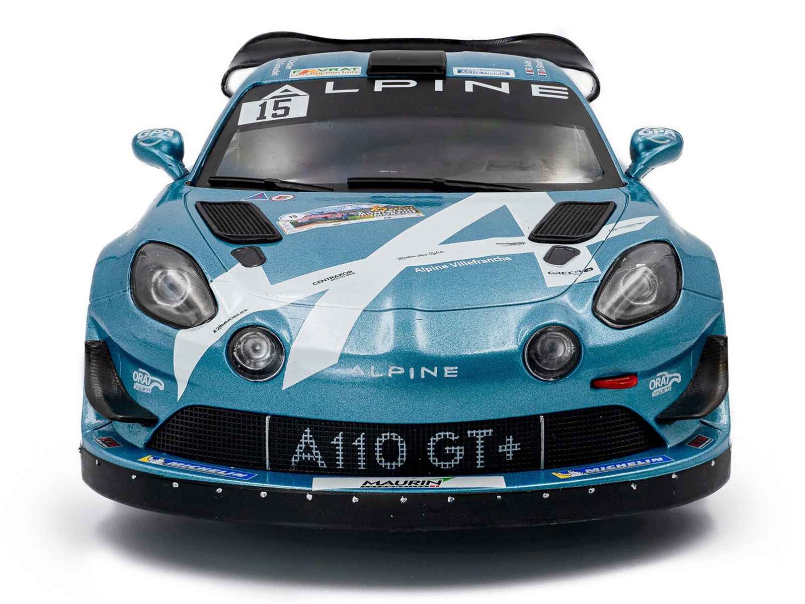 Alpine A110 Rallye GT+ #15 Raphael Astier - Denis Giraudet "Rallye Du Mont Blanc" (2024) "Competition" Series 1/18 Diecast Model Car by Solido Cartsfy Inc.