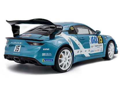 Alpine A110 Rallye GT+ #15 Raphael Astier - Denis Giraudet "Rallye Du Mont Blanc" (2024) "Competition" Series 1/18 Diecast Model Car by Solido Cartsfy Inc.