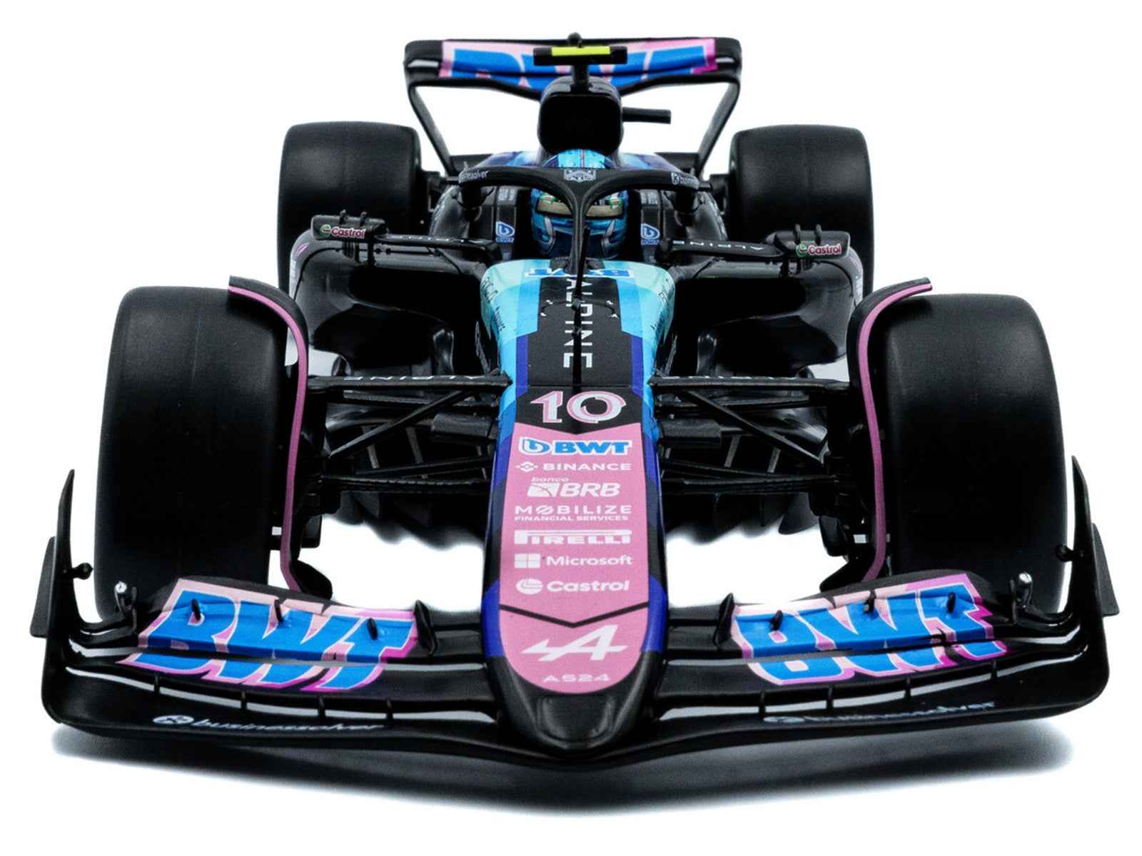 Alpine A524 #10 Pierre Gasly "BWT" 3rd Place Formula One F1 "Sao Paulo GP" (2024) "Competition" Series 1/18 Diecast Model Car by Solido Miniature Motors Default Title Default Title-