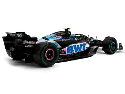 Alpine A524 #31 Esteban Ocon "BWT" 2nd Place F1 "Sao Paulo GP" (2024) "Competition" Series 1/18 Diecast Model Car by Solido Cartsfy Inc.