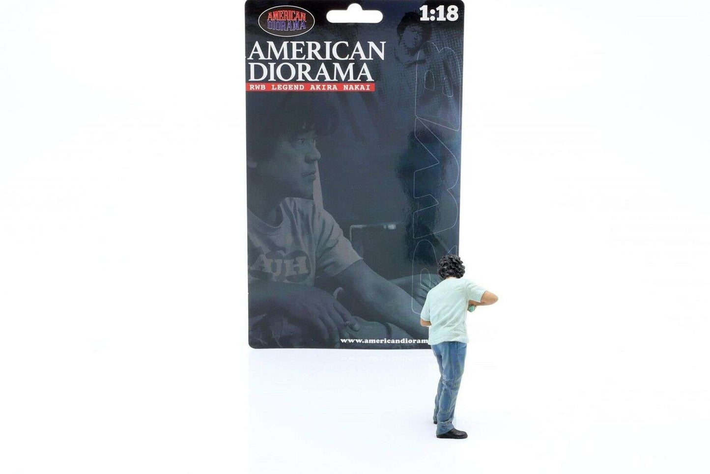 American Diorama - Figures - RWB Legend Akira Nakai-San Drilling Figure 1:18 STM Diecast Default Title Default Title-