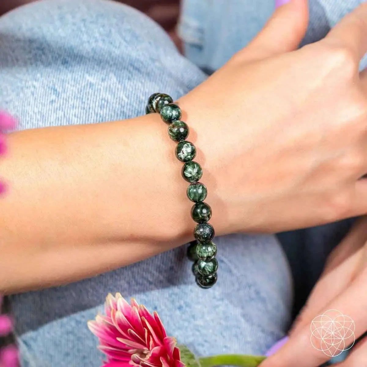 Angel Energy – Rare Seraphinite Bracelet of Transformation Conscious Items Default Title Default Title-