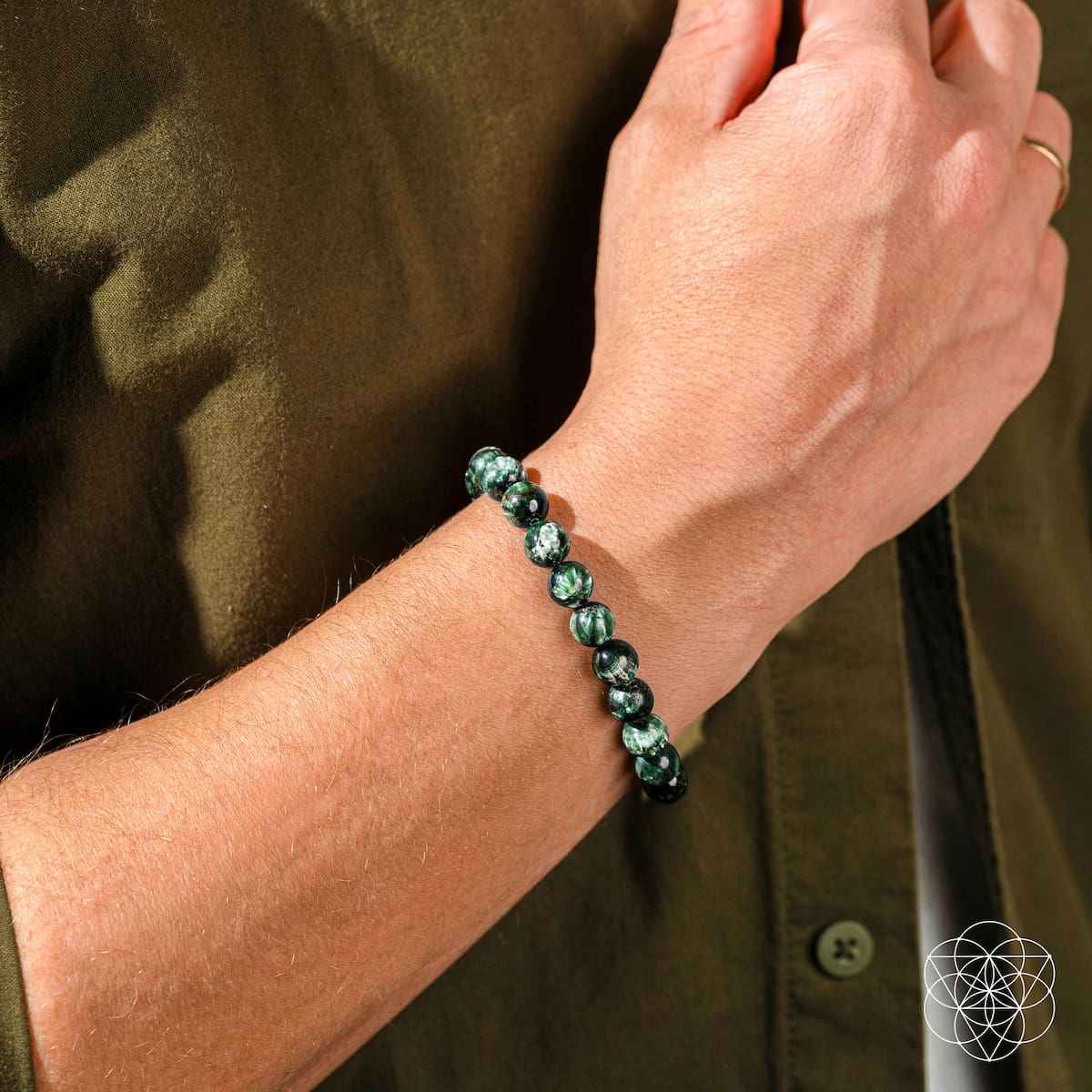 Angel Energy – Rare Seraphinite Bracelet of Transformation - Cartsfy Inc.
