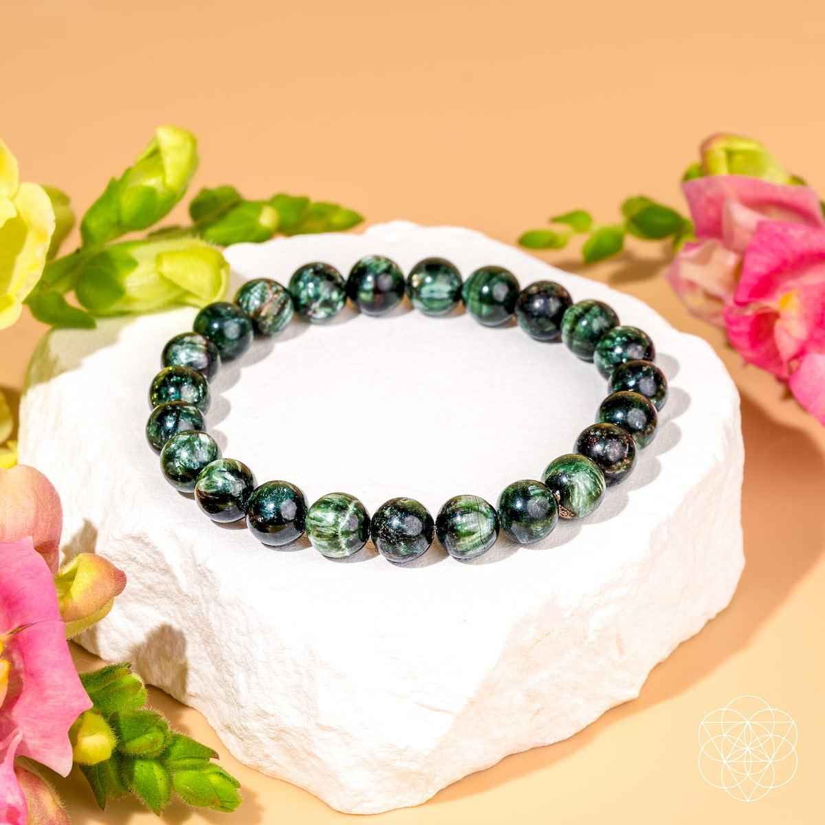 Angel Energy – Rare Seraphinite Bracelet of Transformation - Cartsfy Inc.