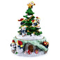 Animated Musical Penguin Christmas Tree Figurine - Plays Jingle Bells