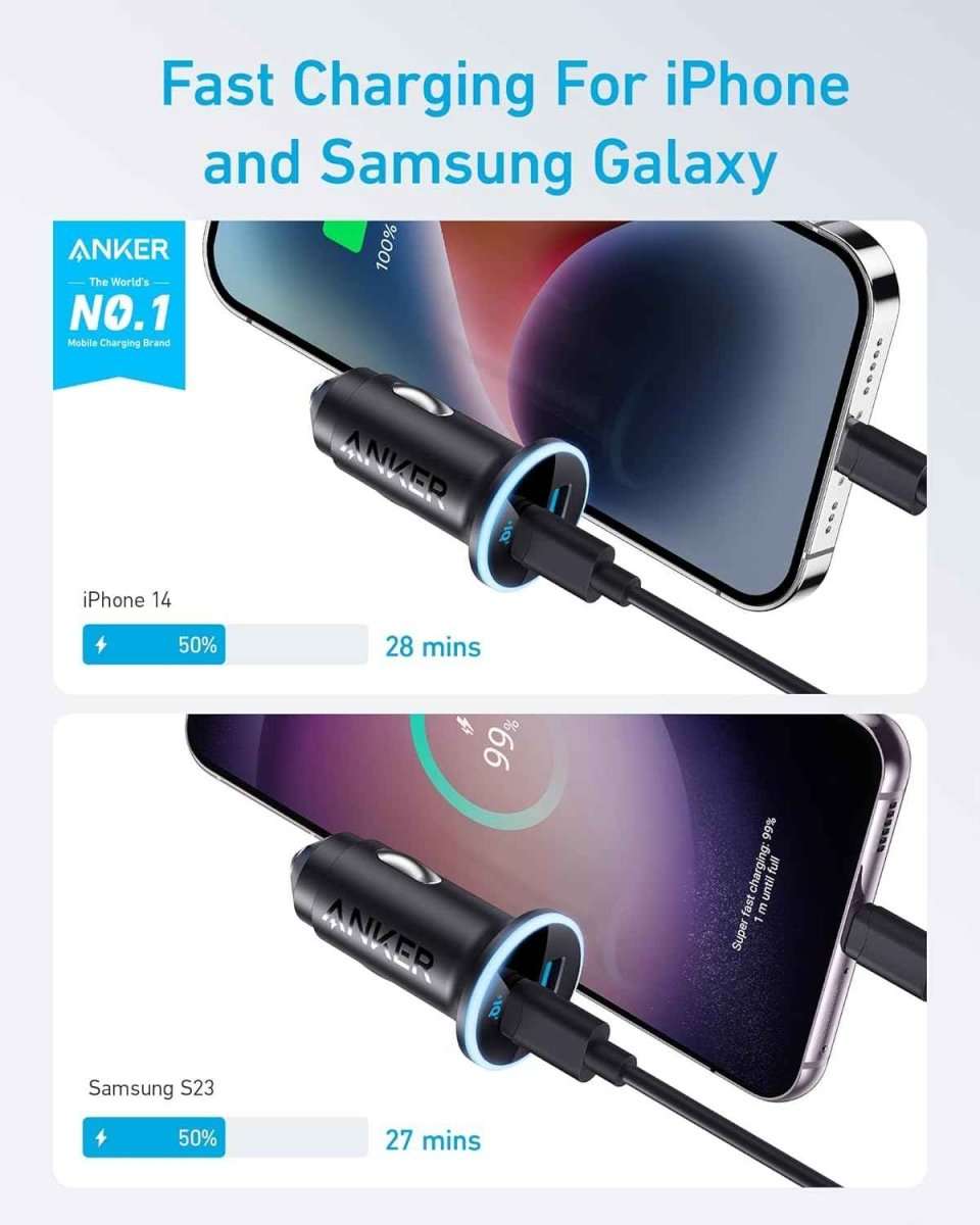 Anker 323 Car Charger (52.5W) Cartsfy Inc.