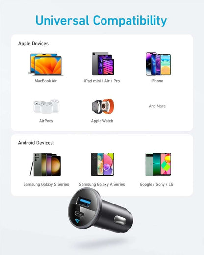 Anker 323 Car Charger (52.5W) Cartsfy Inc.